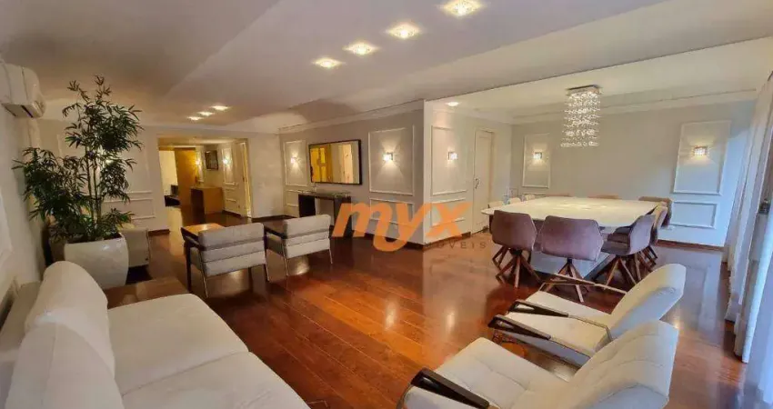 Apartamento com 4 dormitórios à venda, 270 m² por r$ 2.915.000,00 - boqueirão - santos/sp