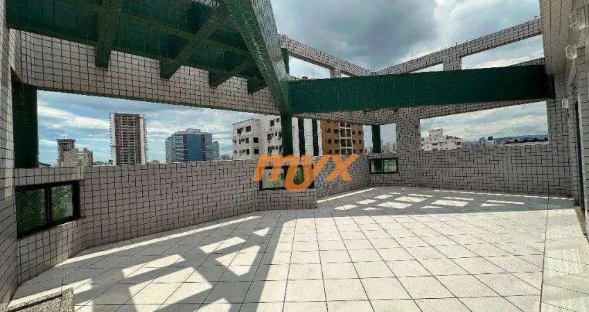 Sala para alugar, 180 m² por r$ 7.500,00/mês - aparecida - santos/sp