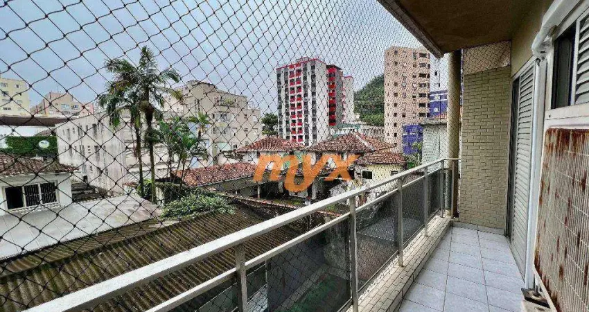 Apartamento com 2 dormitórios à venda, 103 m² por r$ 425.000,00 - itararé - são vicente/sp