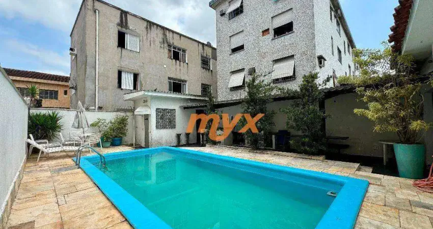 Casa com 3 dormitórios, 320 m² - venda por r$ 3.020.000,00 ou aluguel por r$ 17.904,00/mês - gonzaga - santos/sp