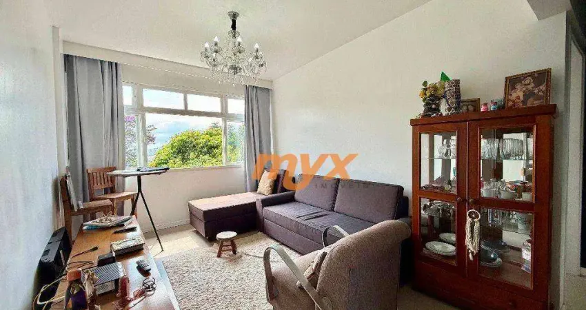 Apartamento com 1 dormitório à venda, 70 m² por r$ 320.000,00 - ilha porchat - são vicente/sp