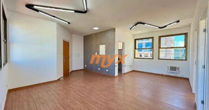 Sala para alugar, 70 m² por r$ 3.650,00/mês - gonzaga - santos/sp