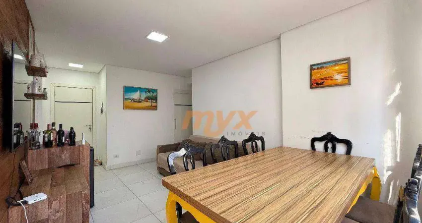 Apartamento com 2 dormitórios à venda, 85 m² por r$ 599.000,00 - gonzaga - santos/sp