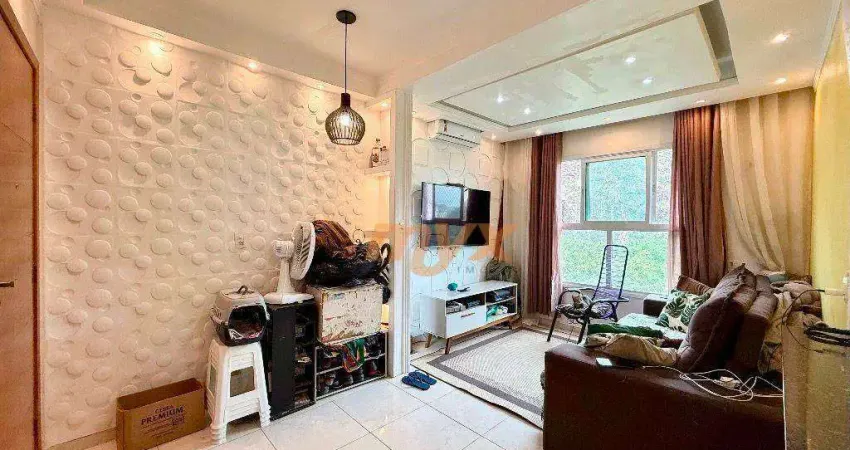 Apartamento com 2 dormitórios à venda, 60 m² por r$ 350.000,00 - vila voturuá - são vicente/sp