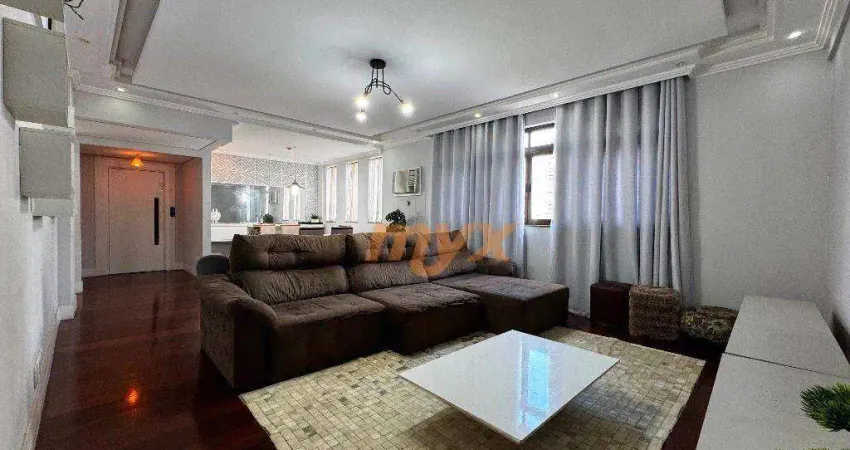 Apartamento com 4 dormitórios à venda, 173 m² por r$ 1.100.000,00 - gonzaga - santos/sp
