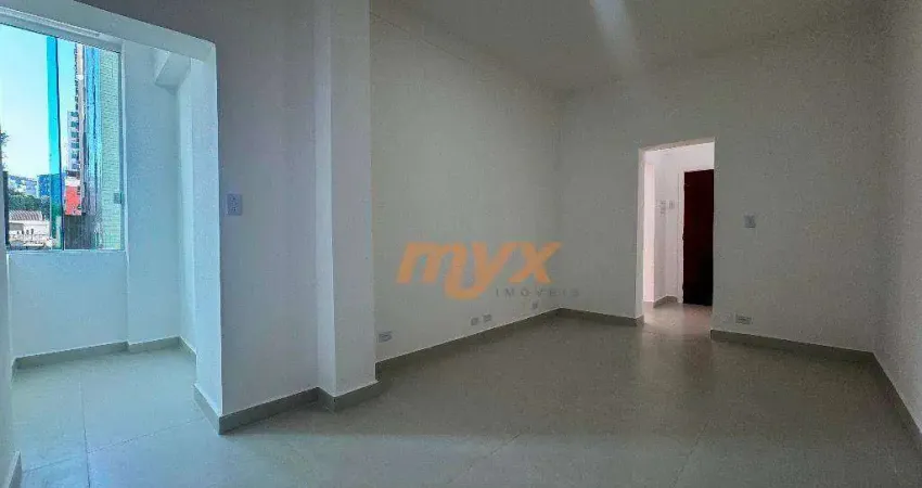 Apartamento com 1 dormitório à venda, 56 m² por r$ 390.000,00 - josé menino - santos/sp