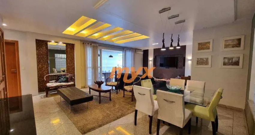 Apartamento com 4 dormitórios à venda, 268 m² por r$ 2.600.000,00 - gonzaga - santos/sp