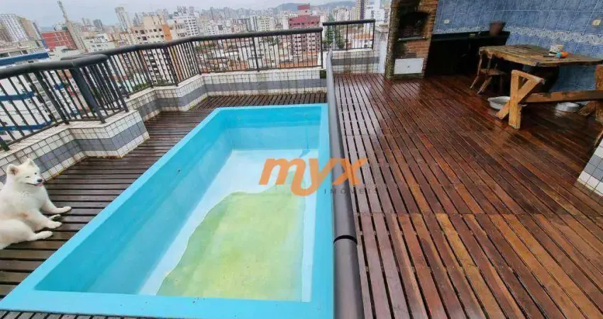 Apartamento com 5 dormitórios à venda, 380 m² por r$ 2.750.000,00 - aparecida - santos/sp