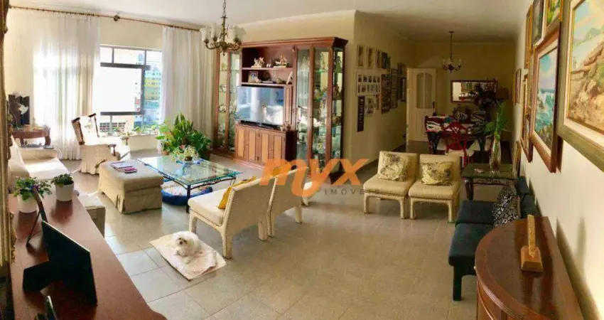 Apartamento com 3 dormitórios à venda, 150 m² por r$ 950.000,00 - josé menino - santos/sp