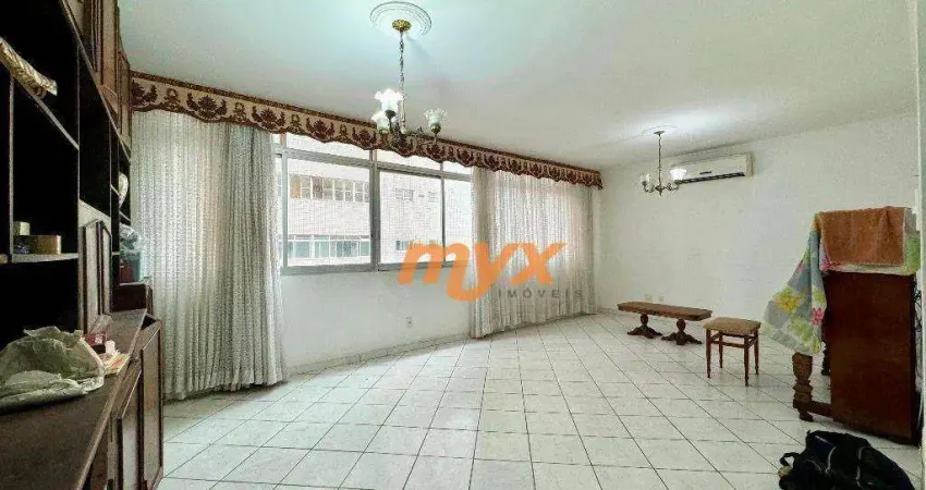 Apartamento à venda, 124 m² por r$ 699.000,00 - josé menino - santos/sp