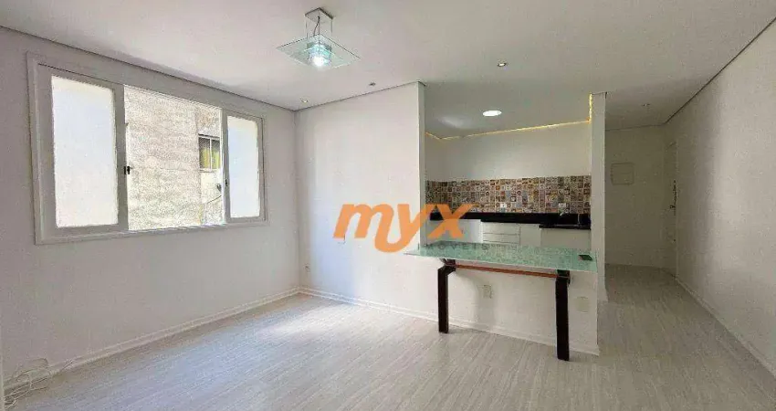 Apartamento com 2 dormitórios para alugar, 70 m² por r$ 4.350,00/mês - embaré - santos/sp