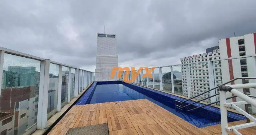 Apartamento com 2 quartos à venda na Avenida Barão de Penedo, José Menino, Santos