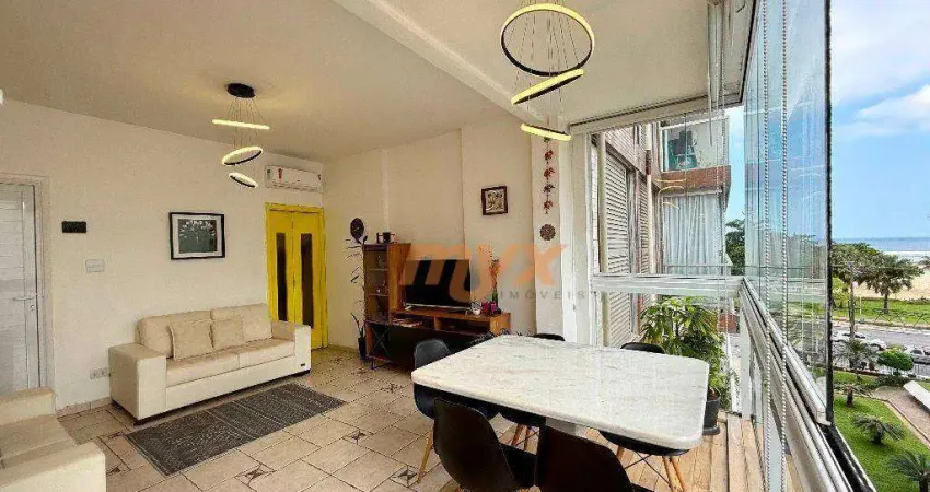 Apartamento com 2 dormitórios à venda, 83 m² por r$ 650.000,00 - gonzaga - santos/sp