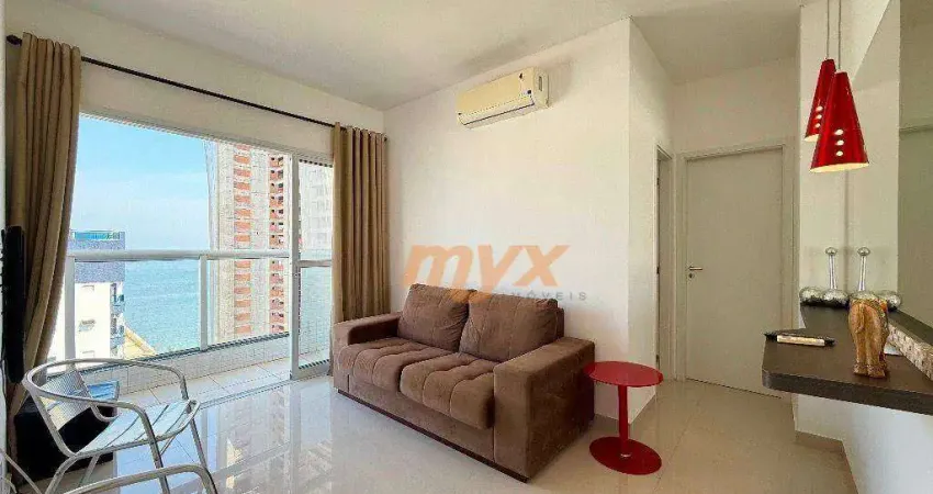 Apartamento com 1 dormitório à venda, 41 m² por r$ 720.000,00 - ponta da praia - santos/sp