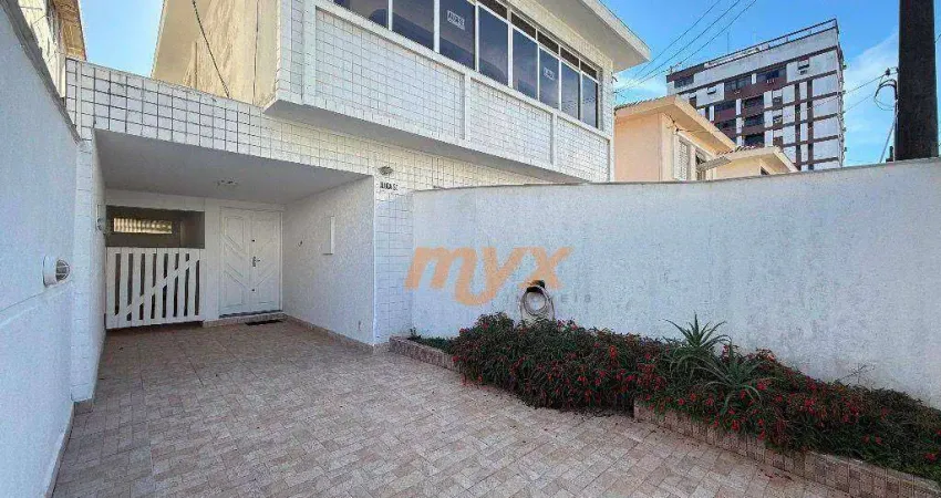 Casa com 3 dormitórios para alugar, 165 m² por r$ 6.500,00/mês - ponta da praia - santos/sp