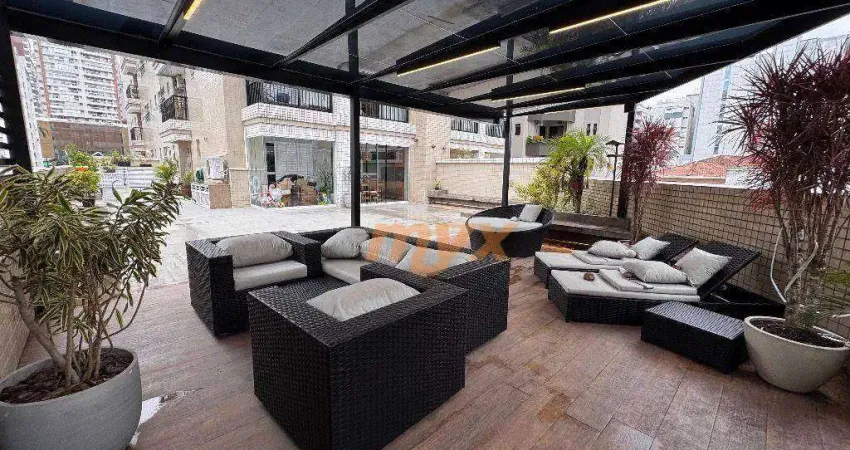 Apartamento com 2 dormitórios à venda, 256 m² por r$ 1.490.000,00 - gonzaga - santos/sp