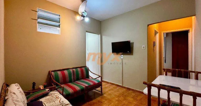 Apartamento com 2 dormitórios para alugar, 58 m² por r$ 3.500,00/mês - boqueirão - santos/sp