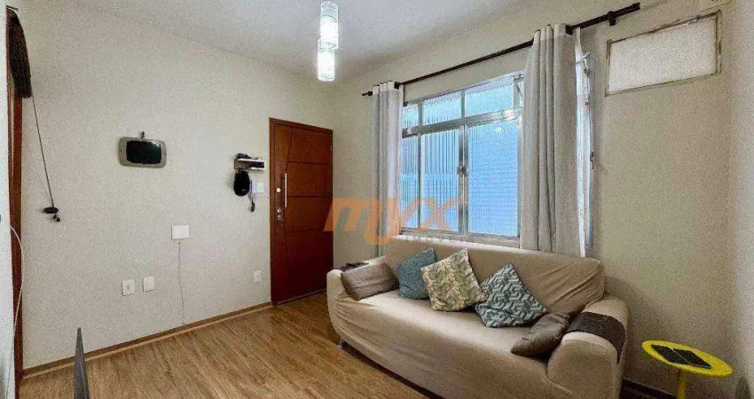 Apartamento com 2 dormitórios à venda, 48 m² por r$ 360.000,00 - embaré - santos/sp