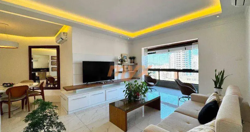 Apartamento com 3 dormitórios à venda, 173 m² por r$ 2.800.000,00 - embaré - santos/sp