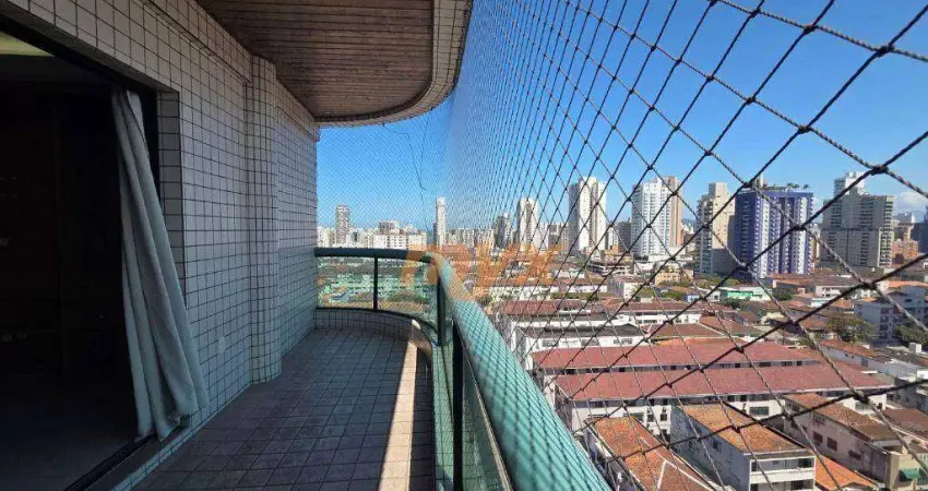 Apartamento com 3 dormitórios à venda, 150 m² por r$ 1.225.000,00 - embaré - santos/sp