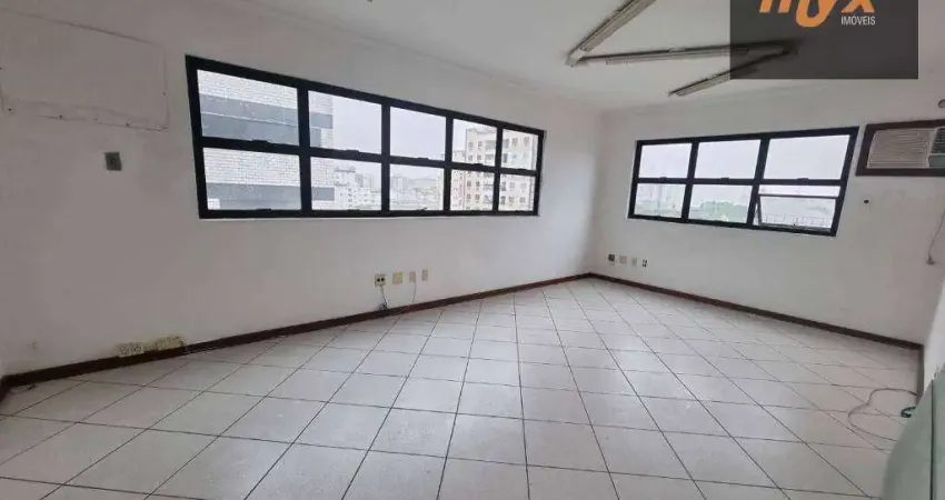 Sala para alugar, 45 m² por r$ 2.500,00/mês - aparecida - santos/sp