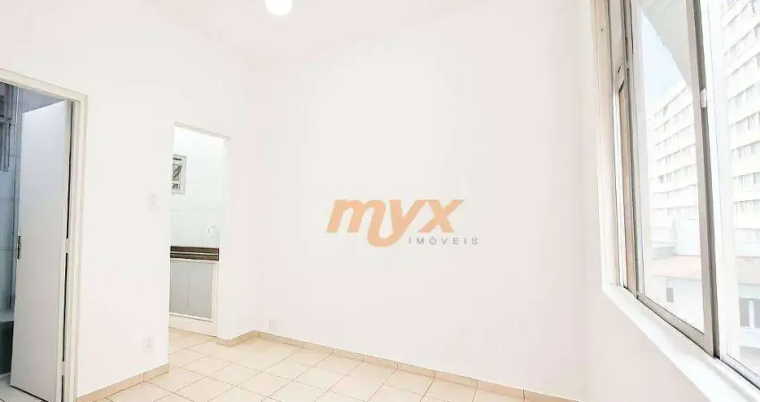 Kitnet / Stúdio à venda na Avenida Doutor Epitácio Pessoa, Boqueirão, Santos