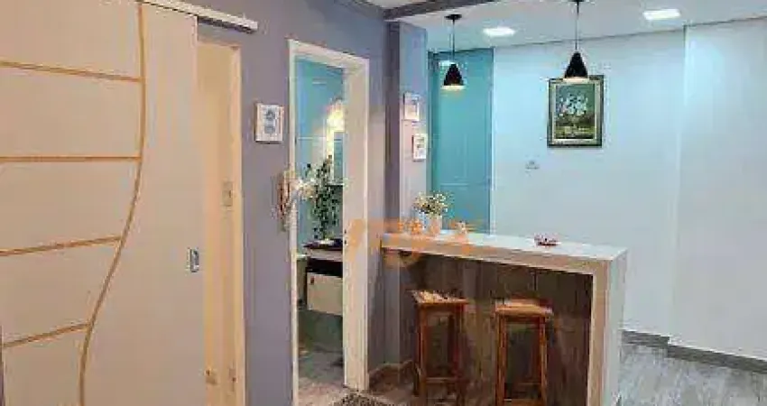 Apartamento com 1 dormitório à venda, 33 m² por R$ 350.000,00 - Aparecida - Santos/SP