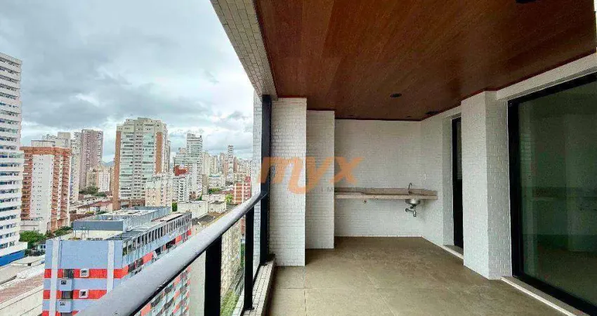 Apartamento com 2 dormitórios à venda, 83 m² por R$ 1.200.000,00 - Boqueirão - Santos/SP