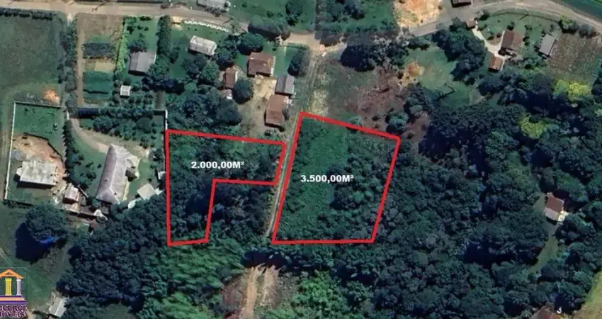 Áreas de terreno rural à partir 1.000,00m² por r$ 100.000,00 a 9 km do centro de araucária e a 800metros do asfalto
