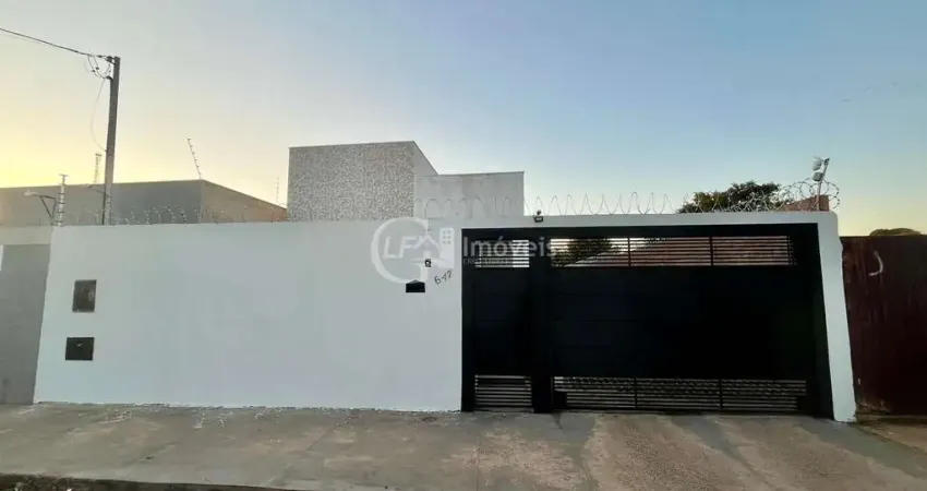 Casa à Venda em Campo Grande-MS no Bairro Tiradentes com 3 Quartos e 90m² de Área