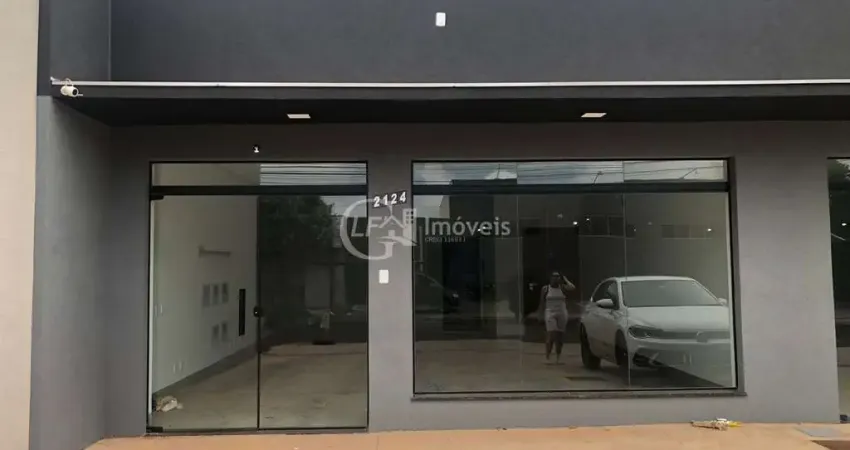 Salão Comercial para Locação em Campo Grande-MS, Bairro Carandá Bosque: 1 Sala, 1 Banheiro, 2 Vagas de Garagem, 56,41 m² de Área.