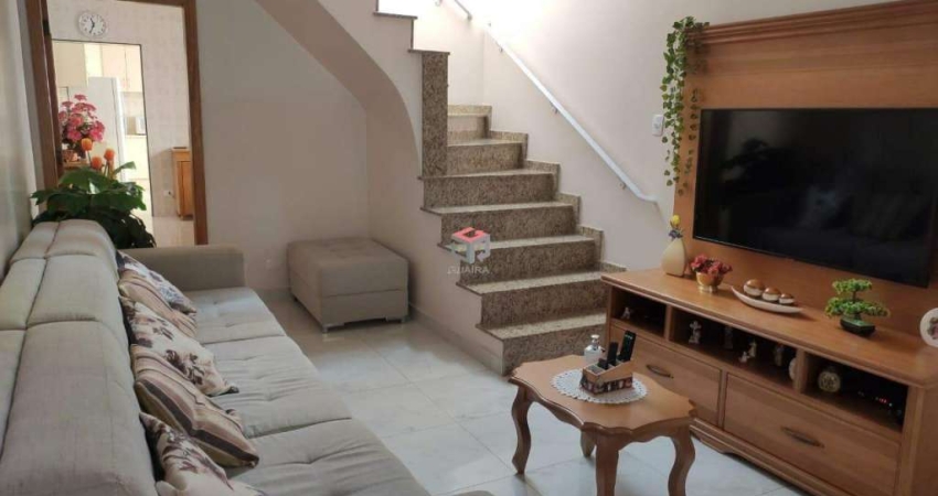 Sobrado com 165 m² localizado no Bairro do Taboão em São Bernardo do Campo/SP.