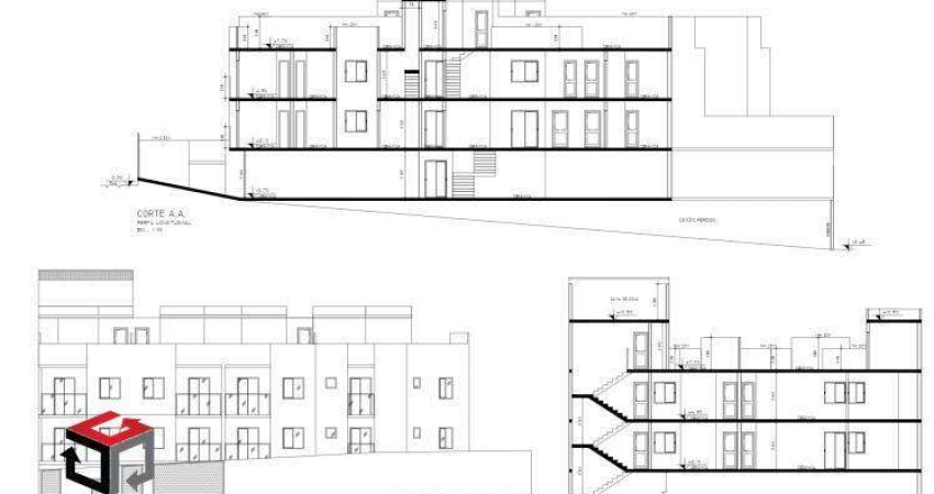 Apartamento de 48,87m² no Bairro Paraíso em Santo André - SP