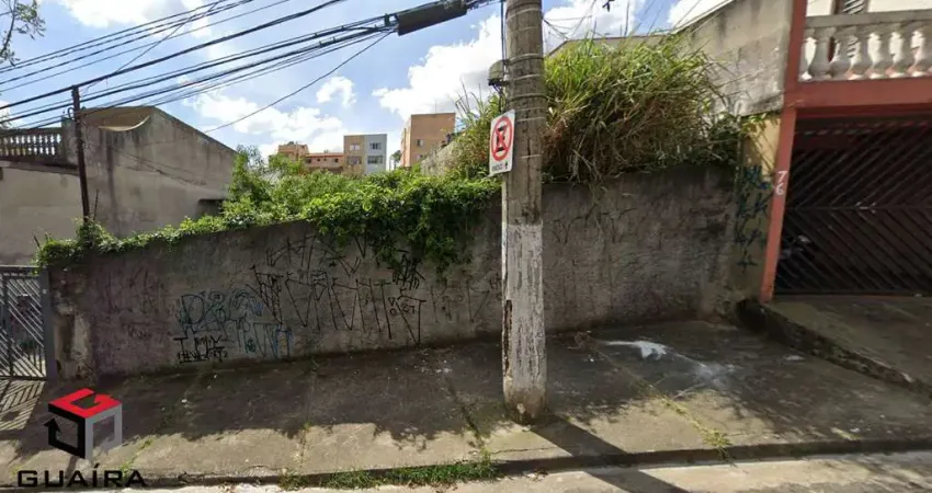 Terreno à venda na Rua Hermínia Lopes Lobo, 84, Vila Palmares, Santo André