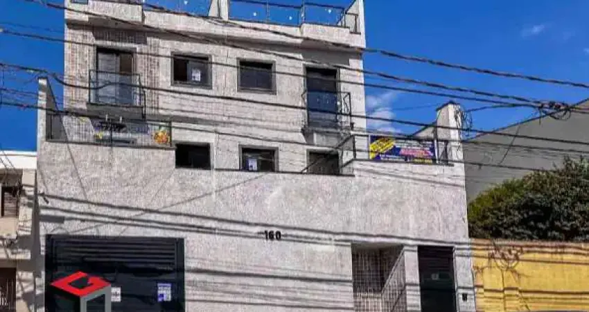 Cobertura com 120 m² com elevador localizado no bairro silveira santo andré - sp.