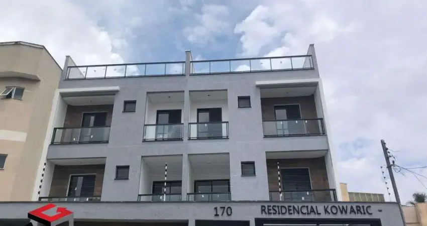 Cobertura à venda 2 quartos 1 vaga jardim bela vista - santo andré - sp
