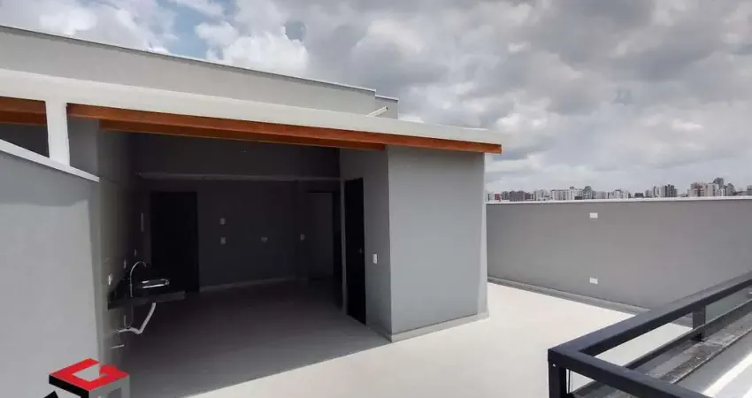 Cobertura com Elevador á venda com 2 quartos sendo 1 suíte e 2 vagas no bairro Camilópolis - Santo André