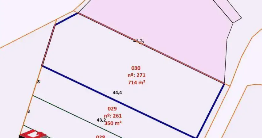 Terreno à venda na Rua Caconde, 271, Vila Clarice, Santo André