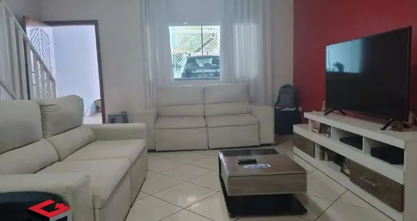 Sobrado á venda com 3 quartos sendo 2 suíte, 2 vagas- jardim las vegas- santo andré- sp