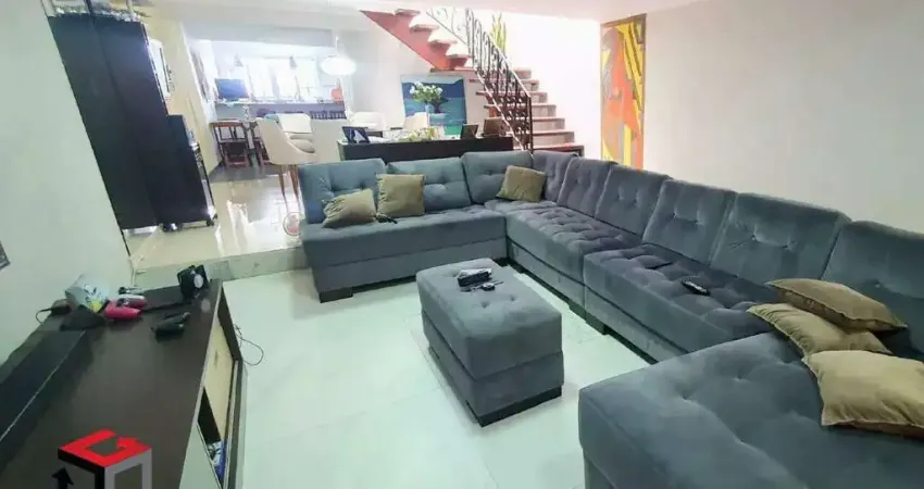 Sobrado para aluguel 3 quartos 1 suíte 4 vagas novo oratório - santo andré - sp