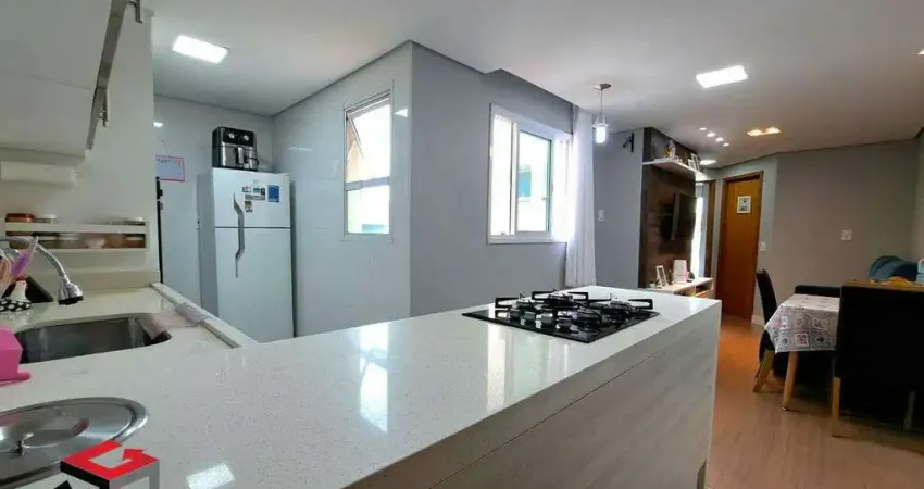 Cobertura à venda 2 quartos 1 suíte 2 vagas santo andré - santo andré - sp