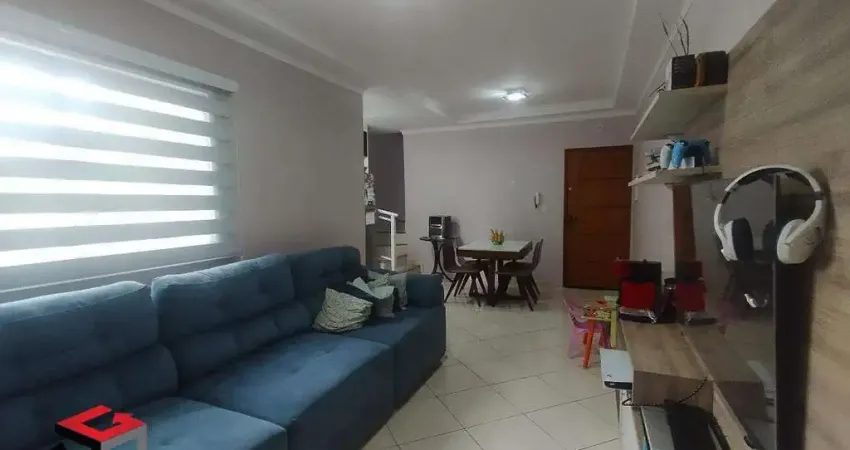 Cobertura à venda 2 quartos 1 suíte 1 vaga humaitá - santo andré - sp