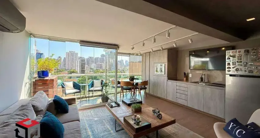 Apartamento cyrela, 54 metros, 1 dormitório, 1 banheiro, moveis planejados, ar condicionado,