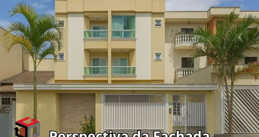 Cobertura à venda 3 quartos 1 suíte 2 vagas bastos - santo andré - sp