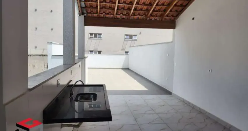 Cobertura nova com 146 m² com elevador, localizado no bairro Campestre em Santo André - SP.