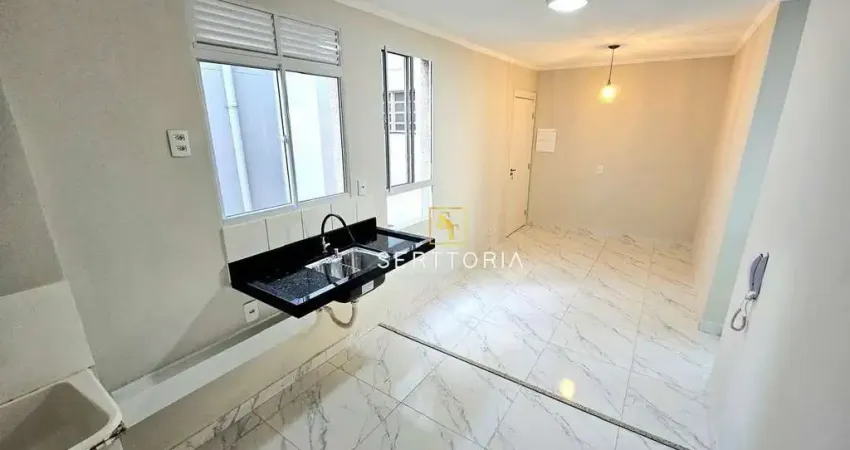 Apartamento com 2 dormitórios para alugar, 38 m² por r$ 1.572,00/mês - parque orestes ôngaro - hortolândia/sp