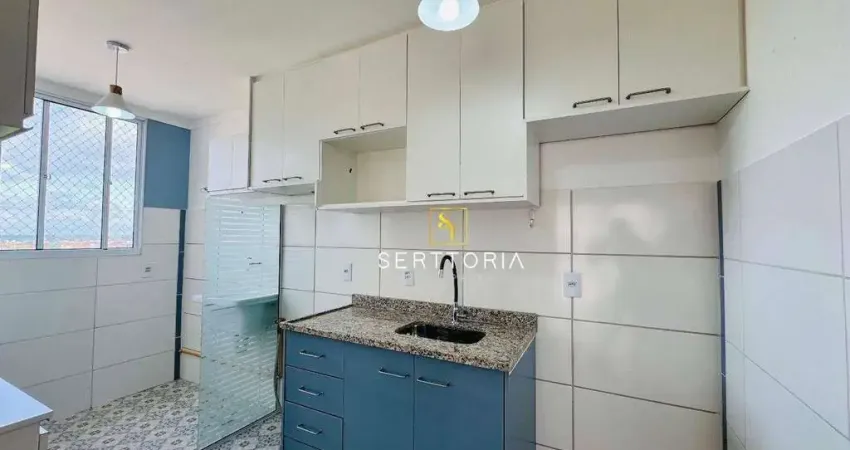 Apartamento com 2 dormitórios para alugar, 56 m² por r$ 1.970/mês - parque orestes ôngaro - hortolândia/sp