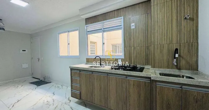 Apartamento com 2 dormitórios para alugar, 48 m² por r$ 1.500/mês - chácaras assay - hortolândia/sp
