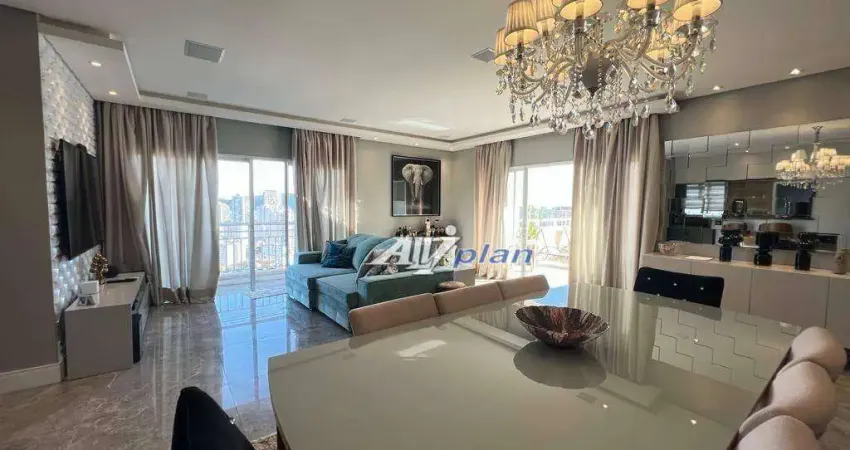 Cobertura com 4 dormitórios à venda, 300 m² por r$ 3.300.000,00 - marapé - santos/sp