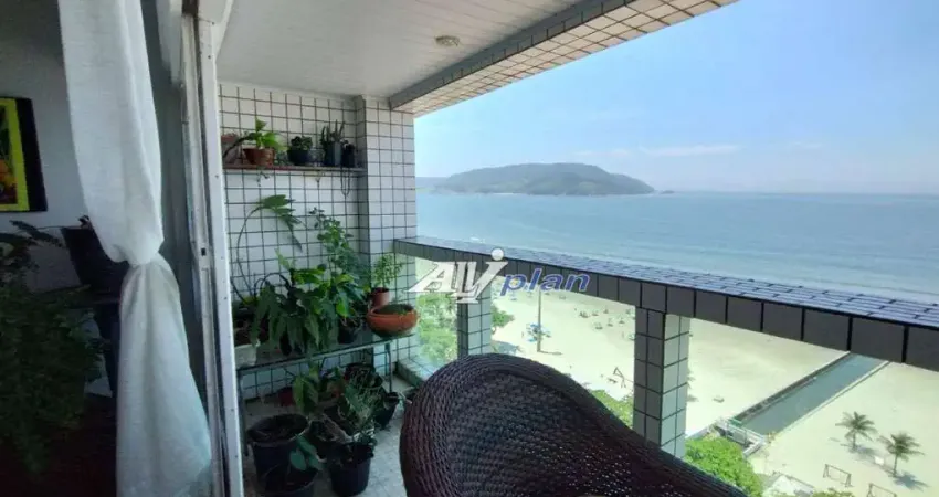 Apartamento com 2 dormitórios à venda, 134 m² por r$ 1.100.000,00 - boqueirão - santos/sp